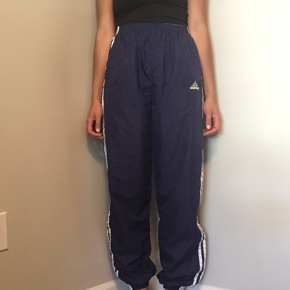 adidas vintage windbreaker pants